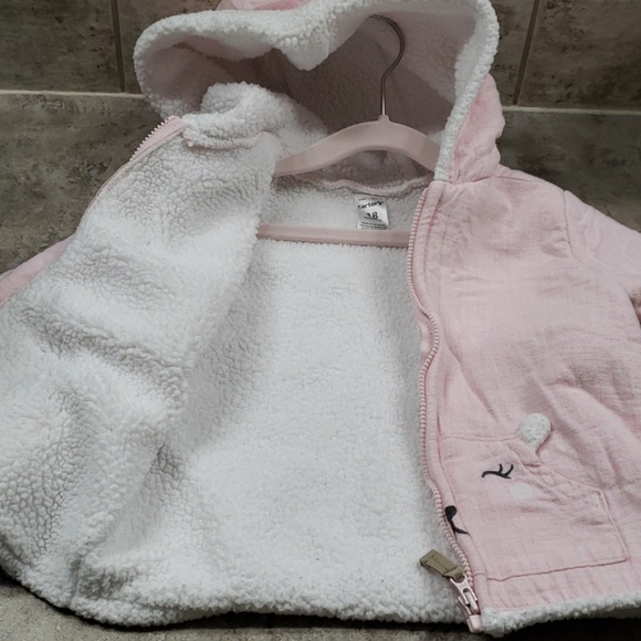 Pink cotton jacket - Picture 3 of 5